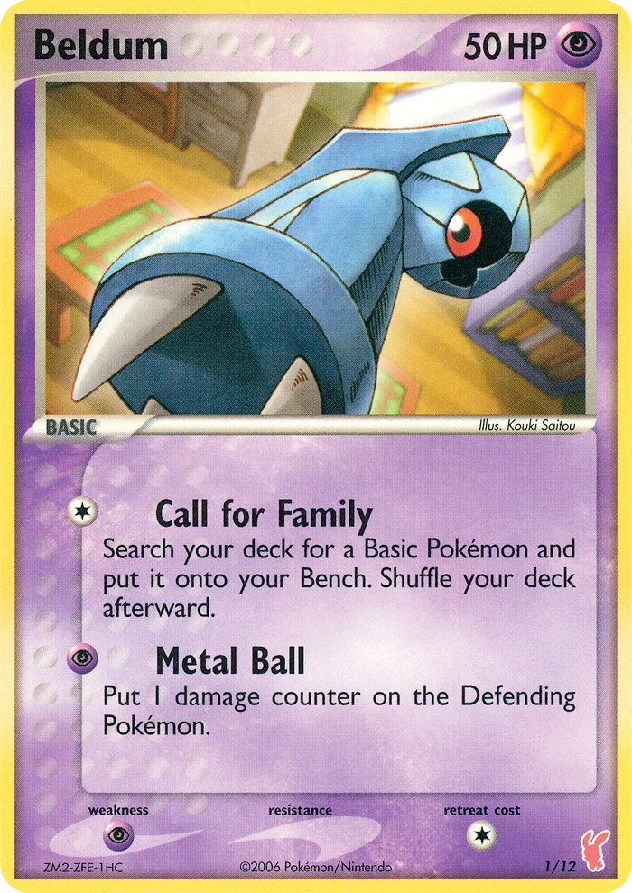 Beldum Pokemon card