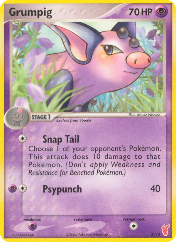 Grumpig Pokemon card