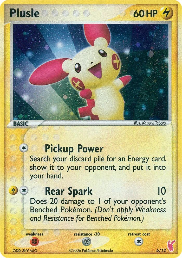 Plusle Pokemon card
