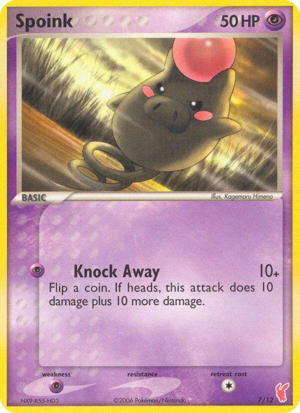 Spoink Pokemon card