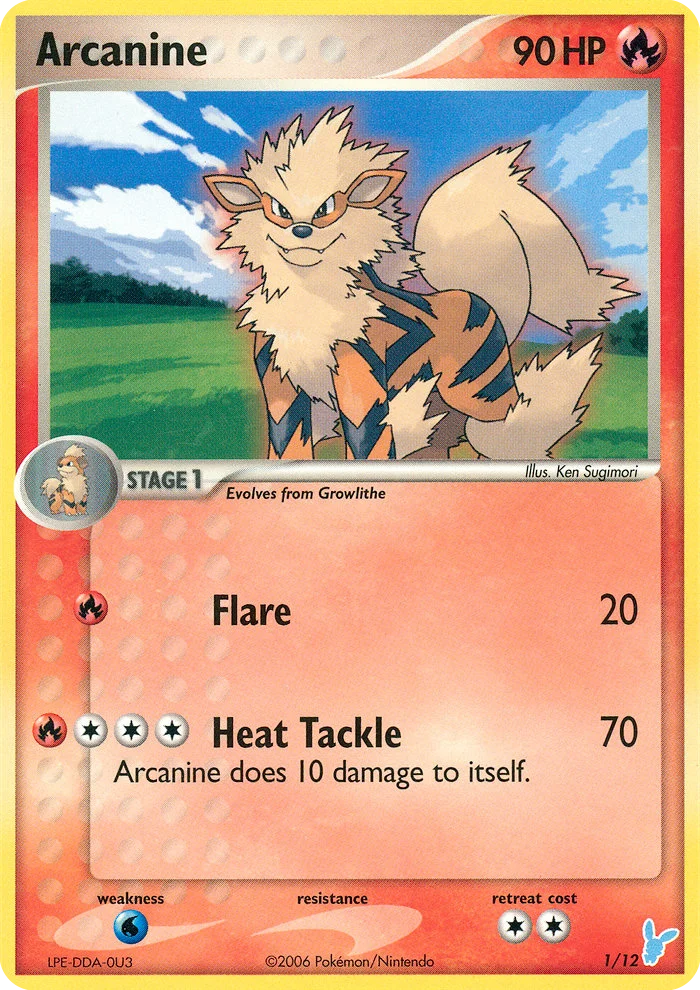 Arcanine Pokemon card