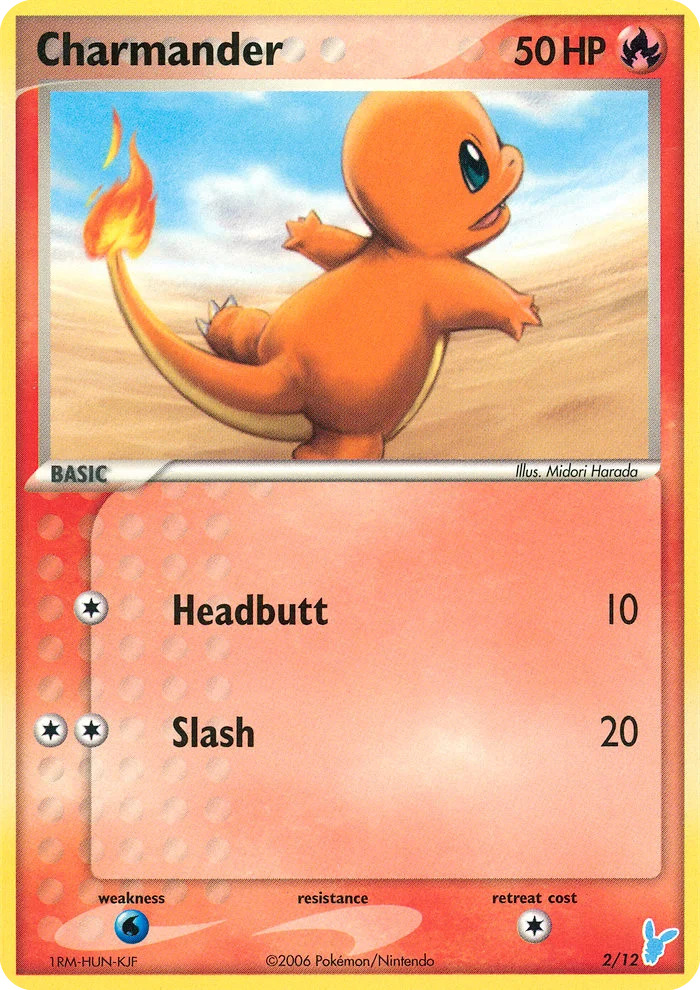 Charmander Pokemon card