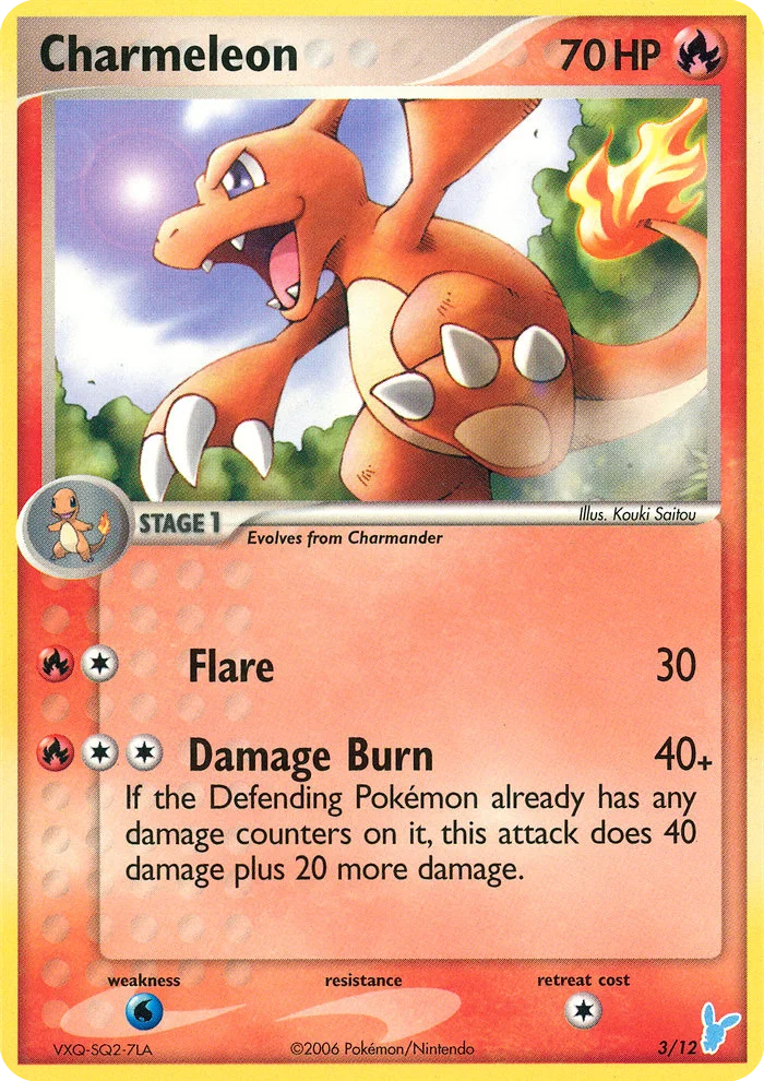 Charmeleon Pokemon card