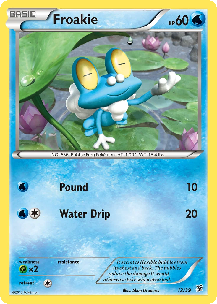 Froakie Pokemon card