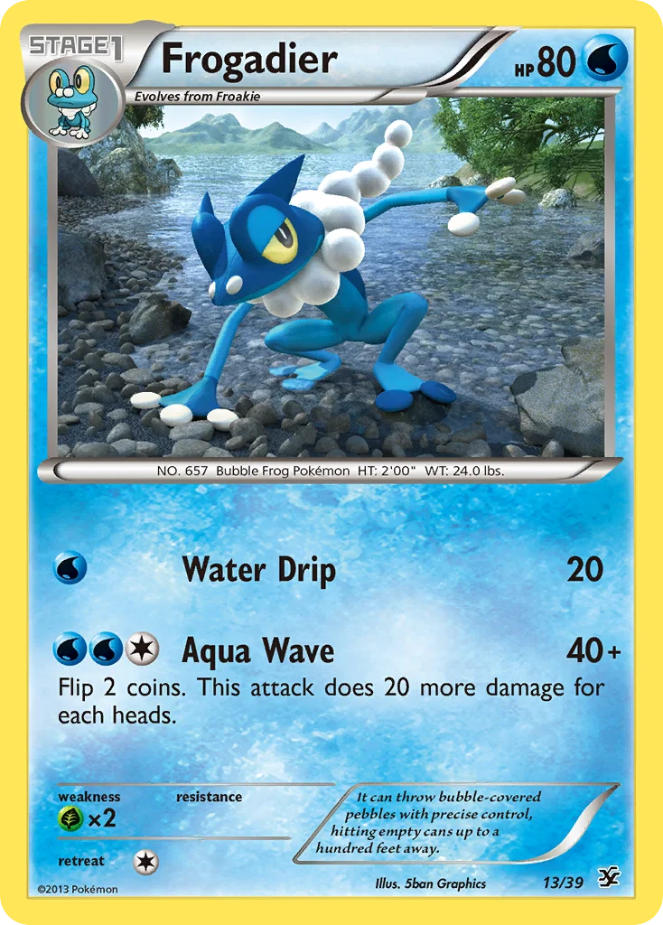 Frogadier Pokemon card