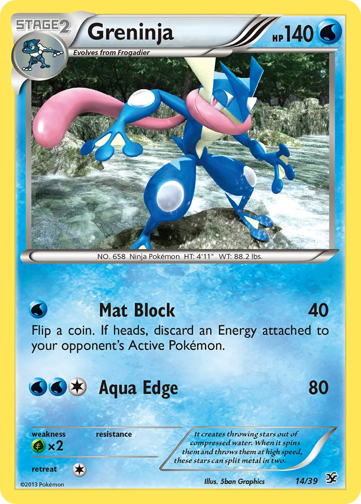 Greninja Pokemon card