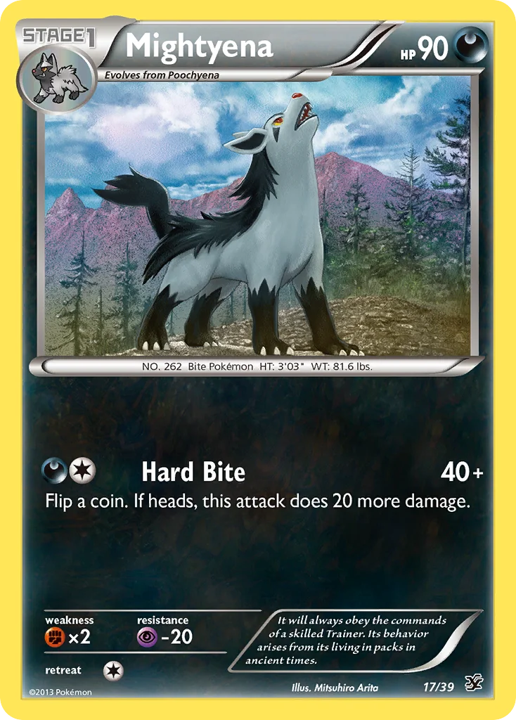 Mightyena Pokemon card