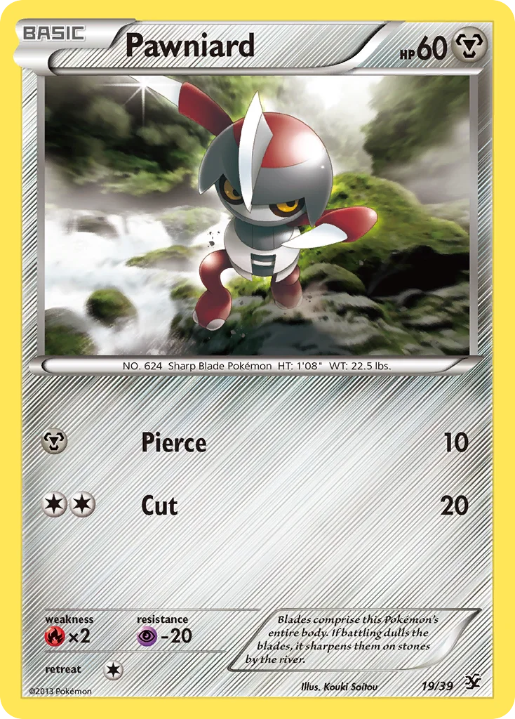 Pawniard Pokemon card
