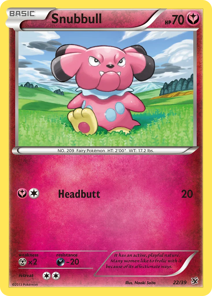 Snubbull Pokemon card