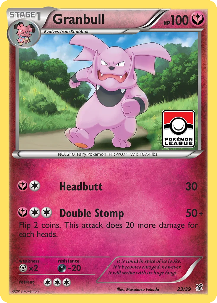 Granbull Pokemon card