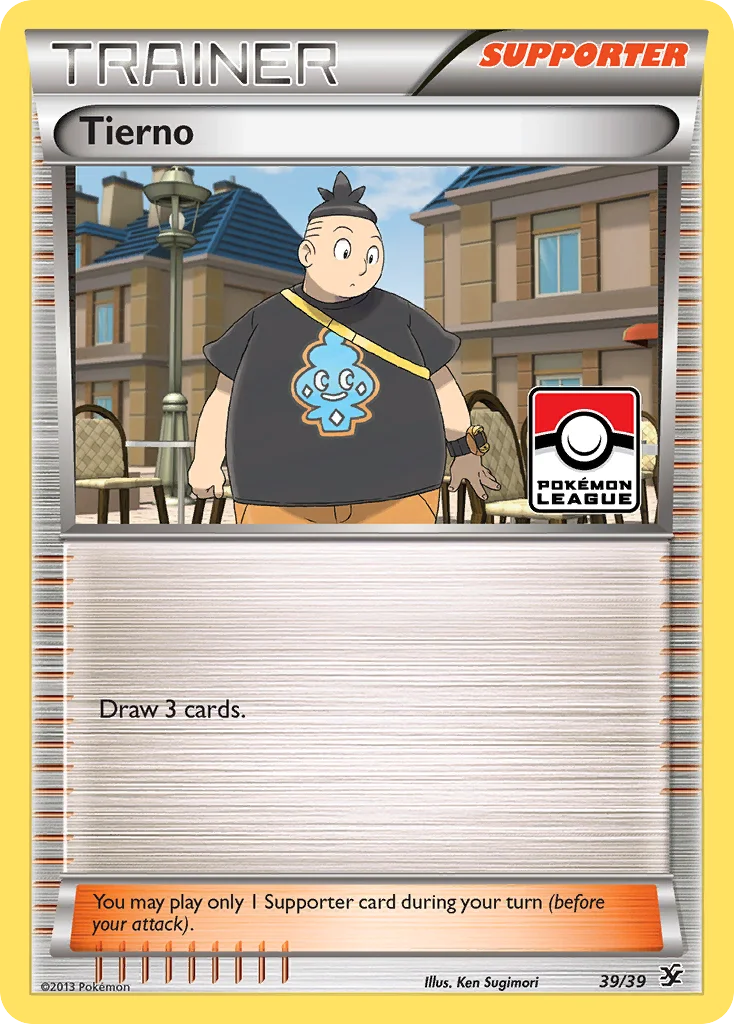 Tierno Pokemon card