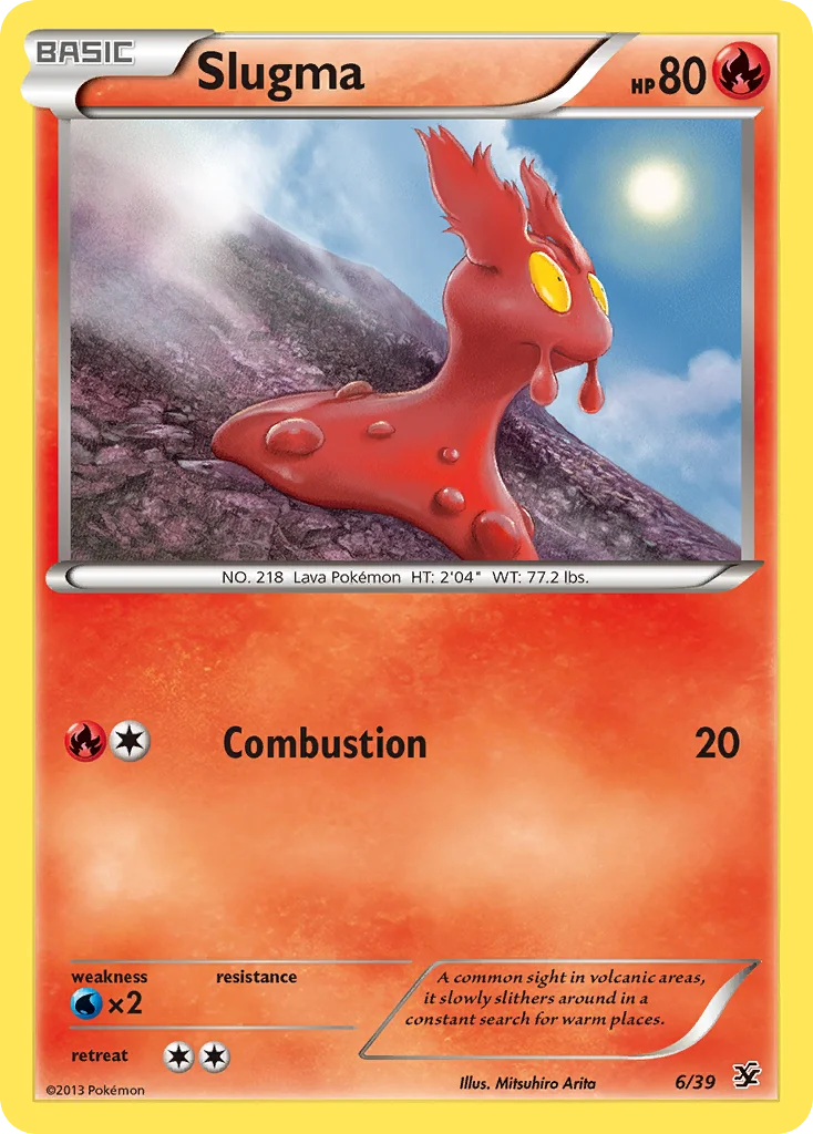Slugma Pokemon card