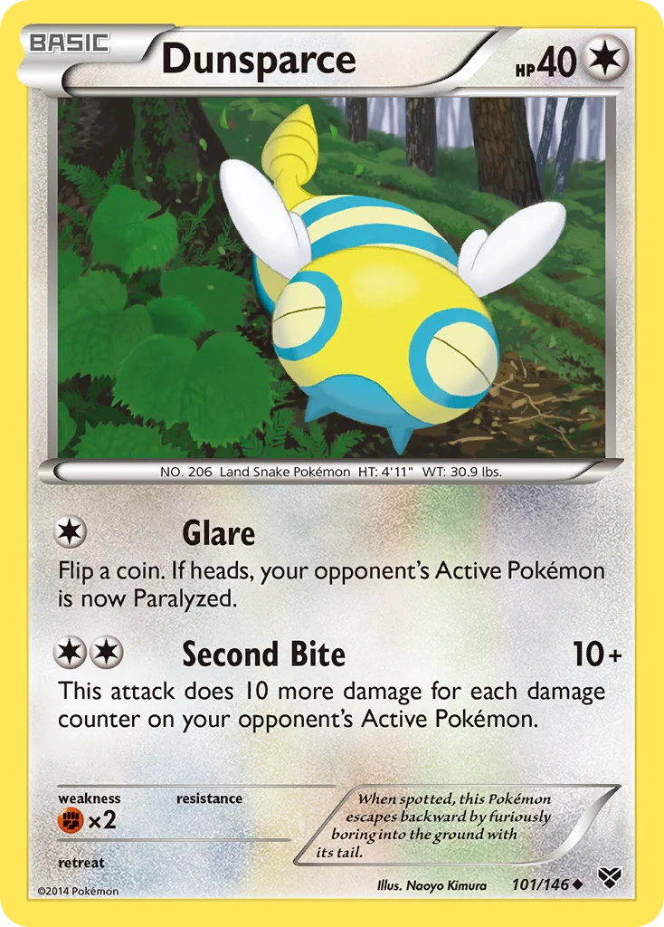 Dunsparce Pokemon card