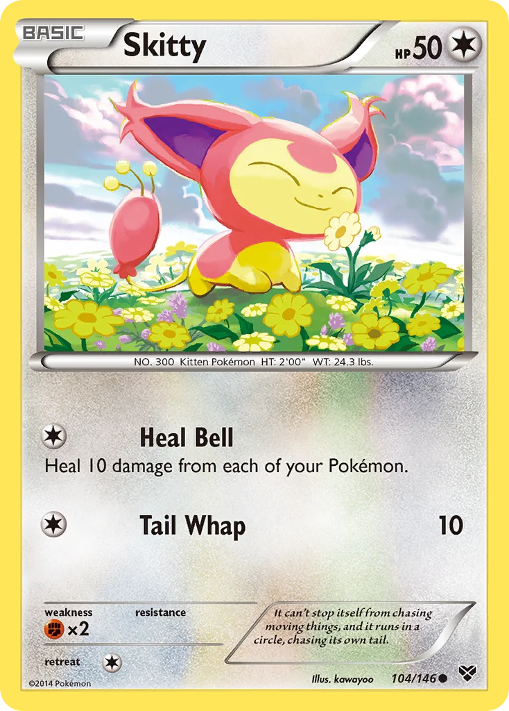 Skitty Pokemon card