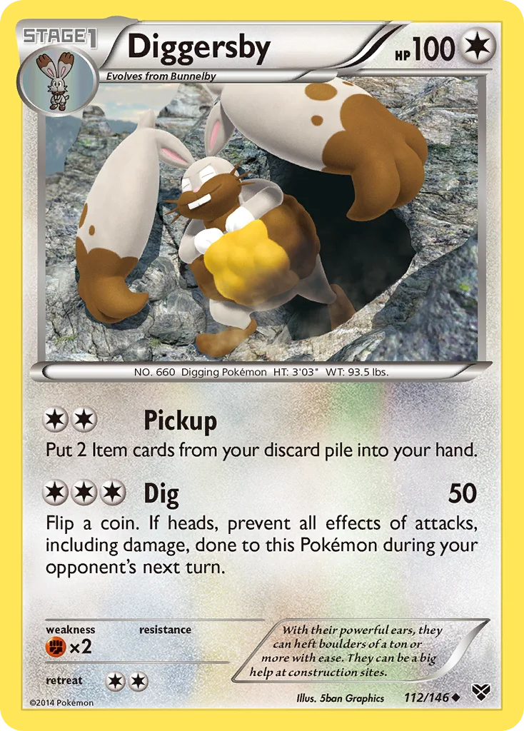 Diggersby Pokemon card