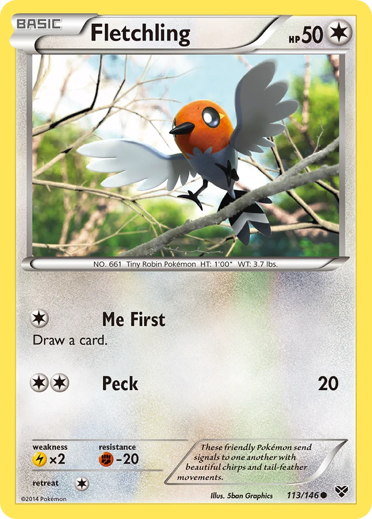 Fletchling Pokemon card