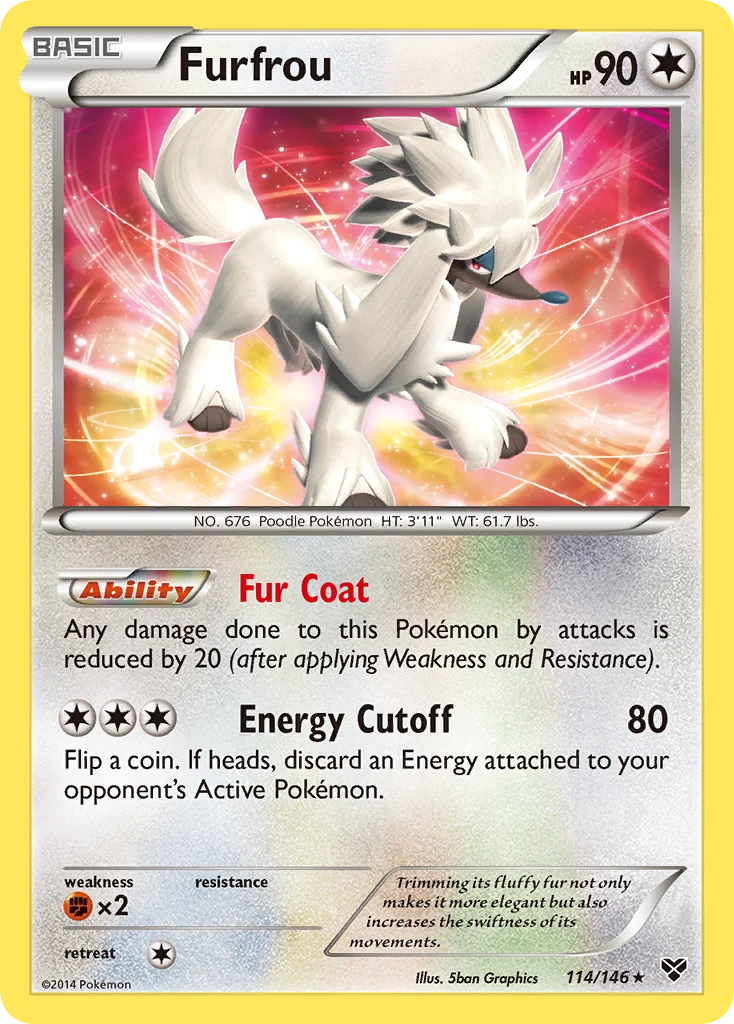 Furfrou Pokemon card