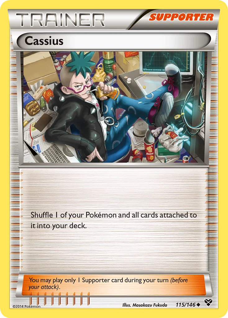 Cassius Pokemon card