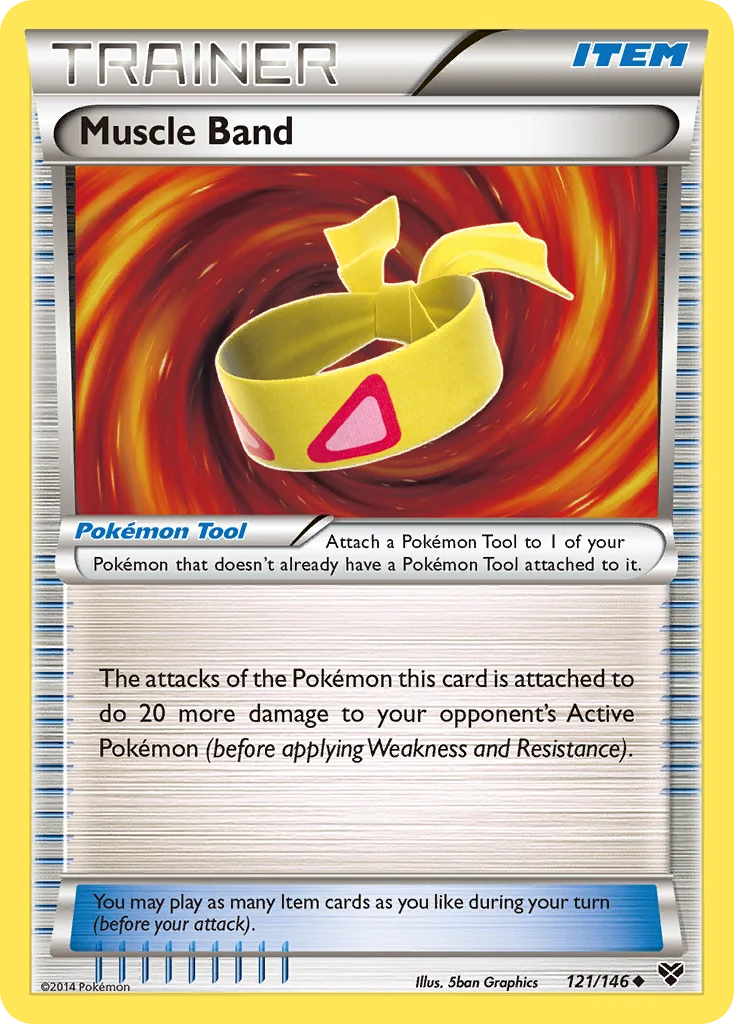Muscle Band Pokemon card