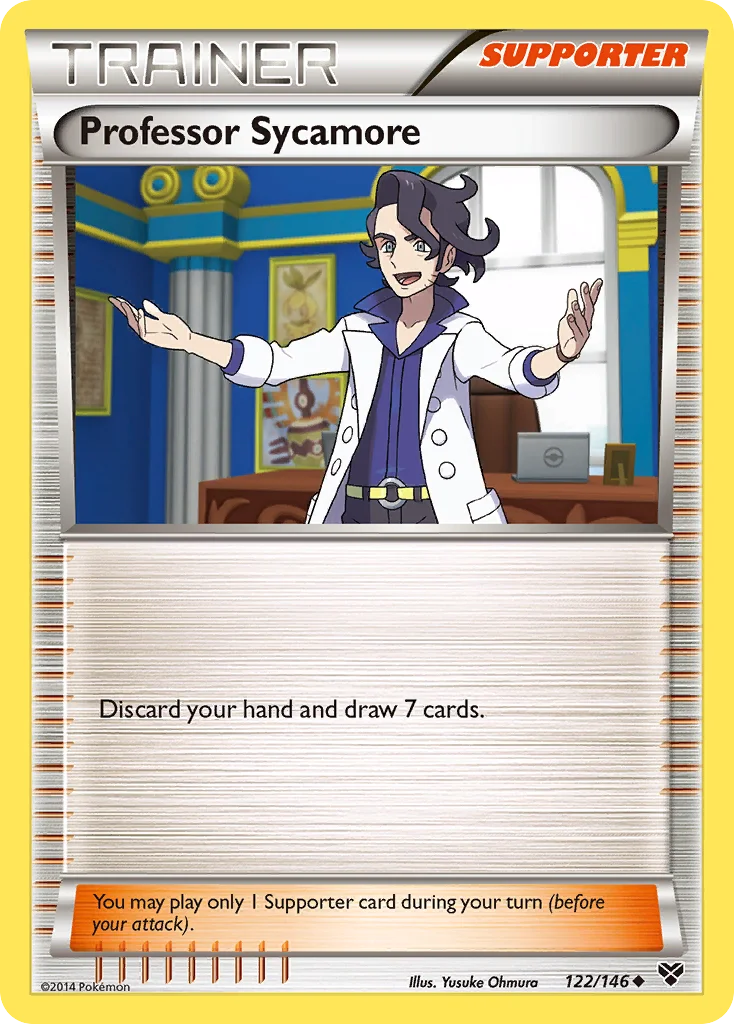 Professor Sycamore Pokemon card