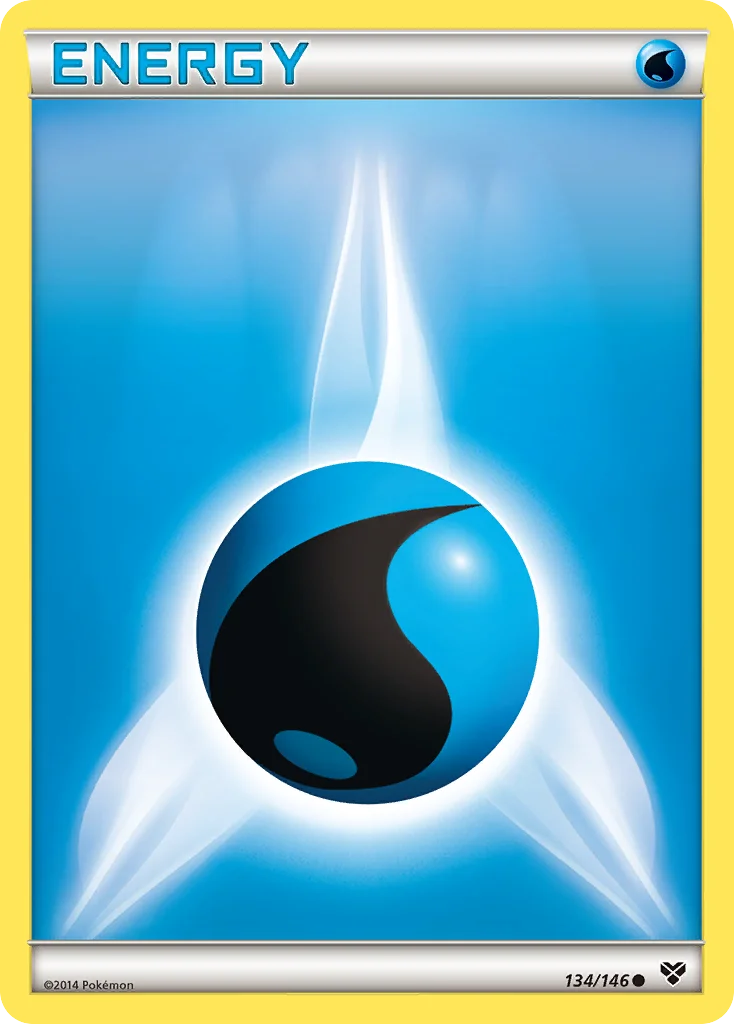 Water Energy Pokemon card
