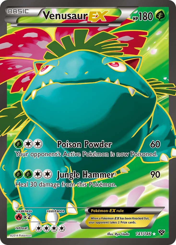 Venusaur-EX Pokemon card