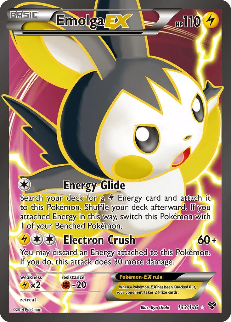 Emolga-EX Pokemon card