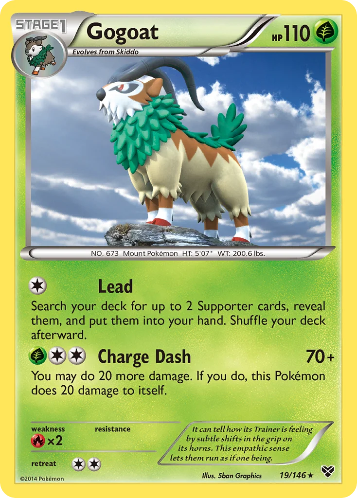 Gogoat Pokemon card