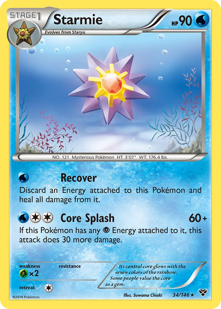 Starmie Pokemon card