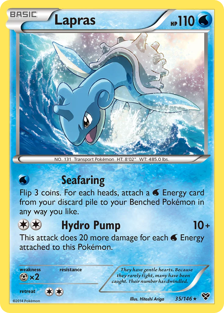 Lapras Pokemon card