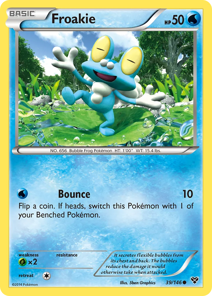 Froakie Pokemon card