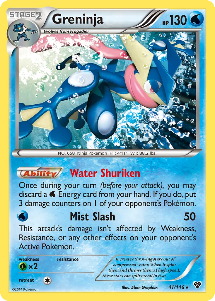 Greninja Pokemon card