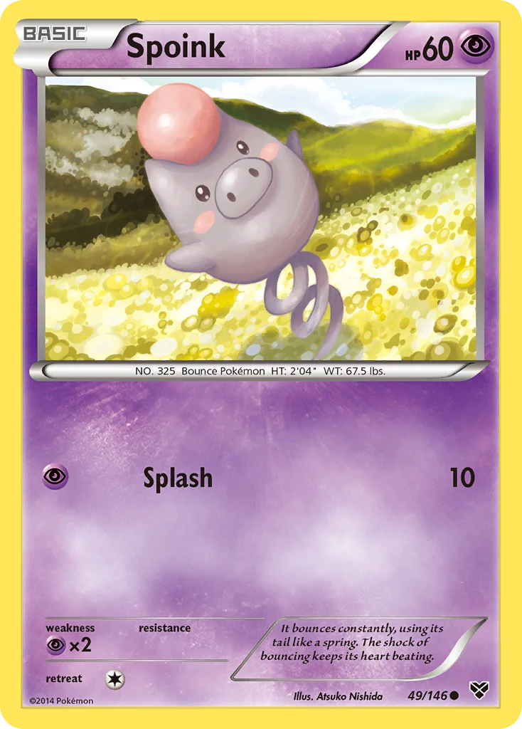 Spoink Pokemon card