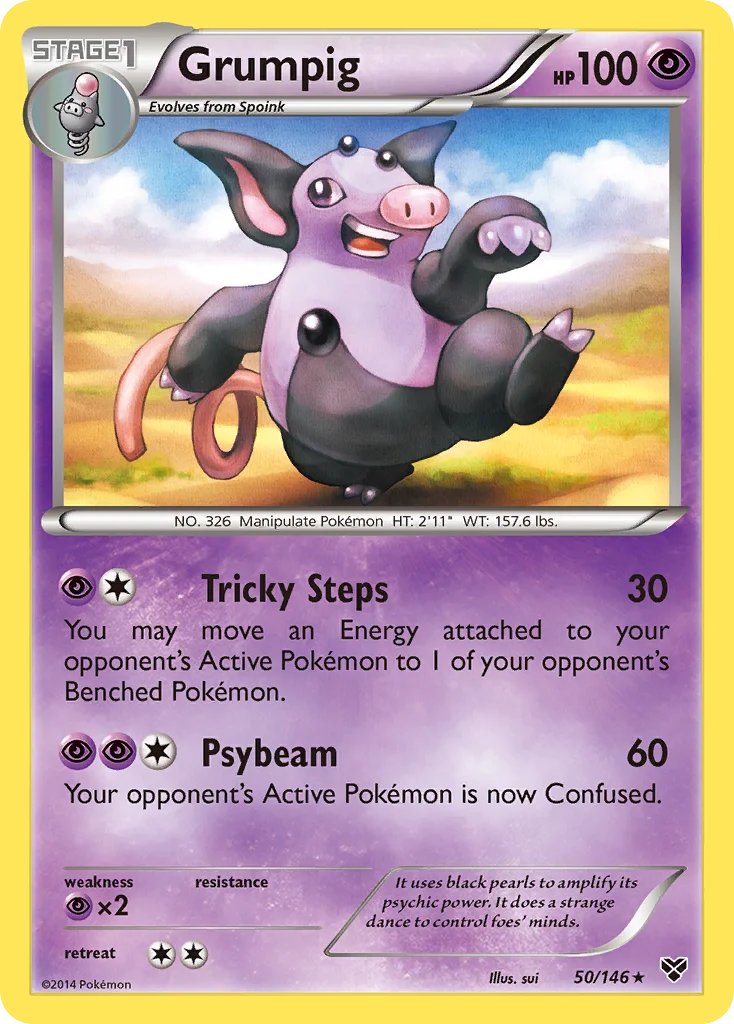 Grumpig Pokemon card