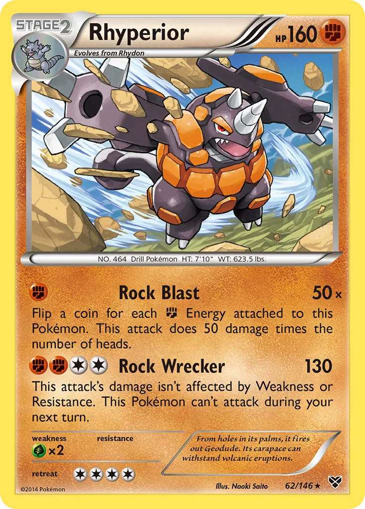 Rhyperior Pokemon card