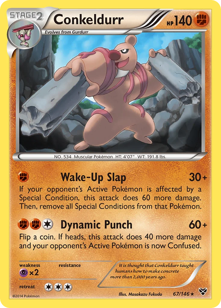 Conkeldurr Pokemon card