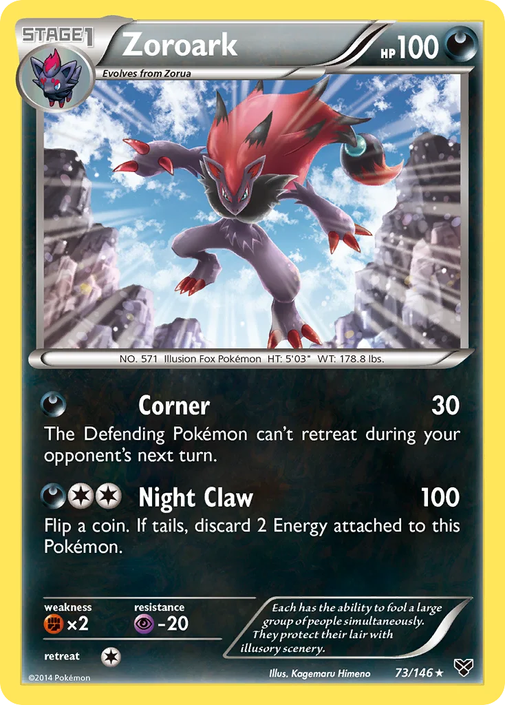 Zoroark Pokemon card