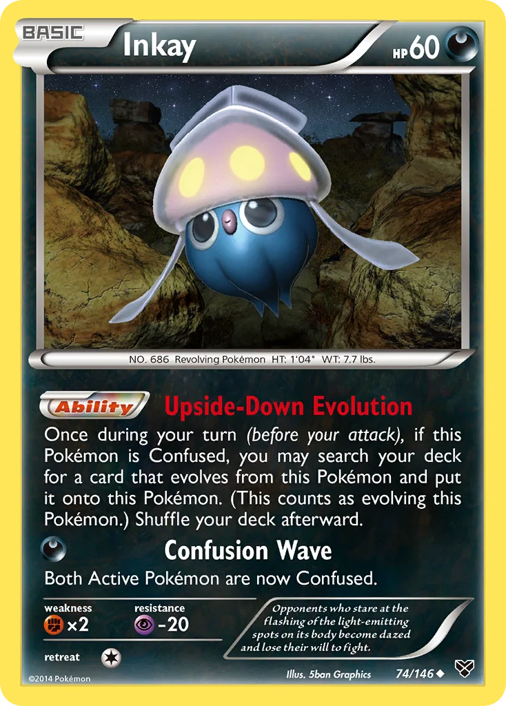 Inkay Pokemon card