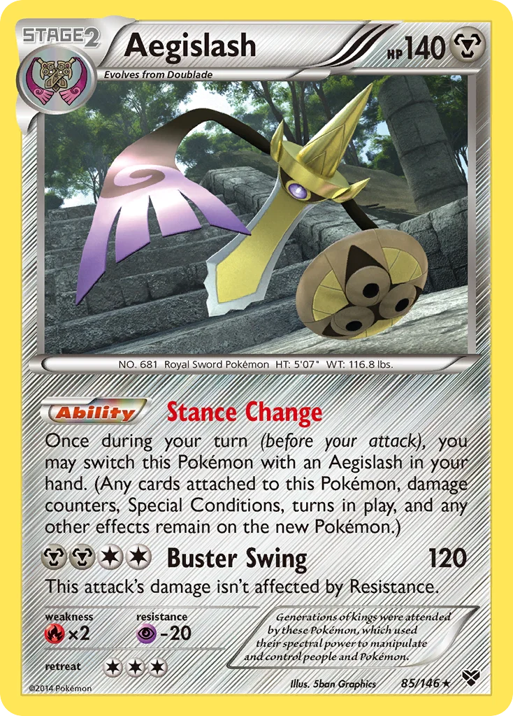 Aegislash Pokemon card