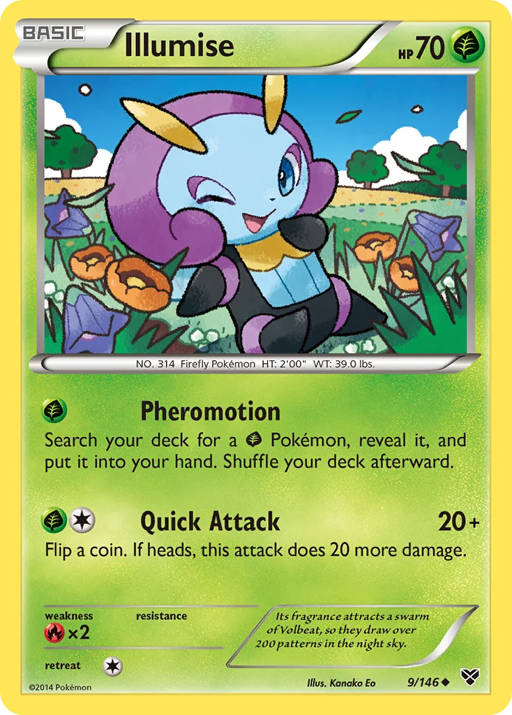 Illumise Pokemon card