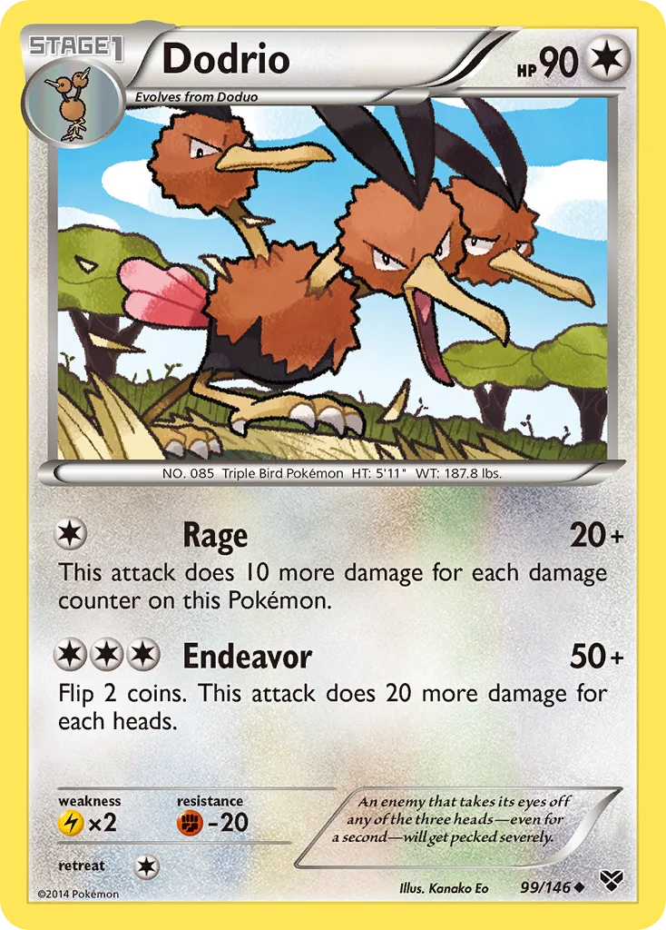 Dodrio Pokemon card