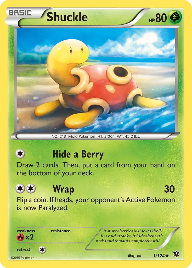 Shuckle Pokemon card