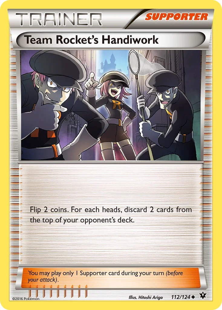 Team Rocket's Handiwork Pokemon card