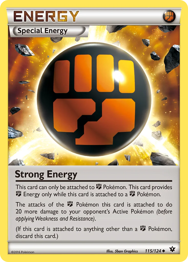 Strong Energy Pokemon card