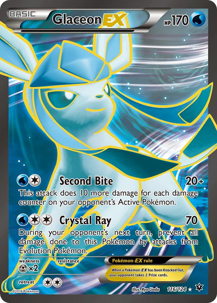 Glaceon-EX Pokemon card
