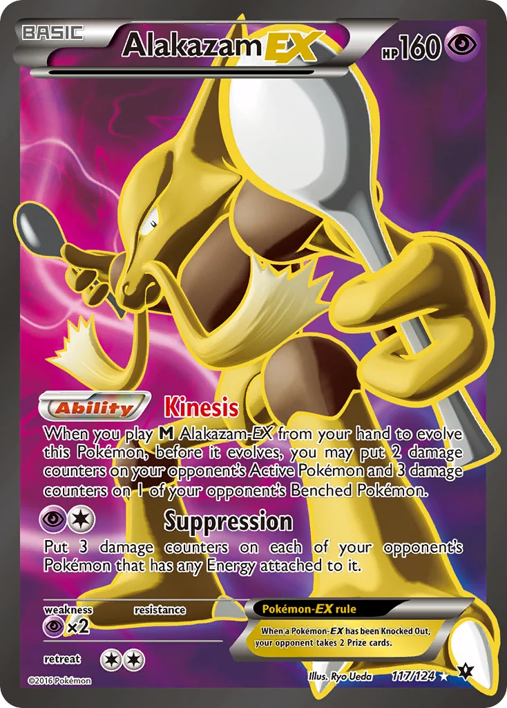 Alakazam-EX Pokemon card