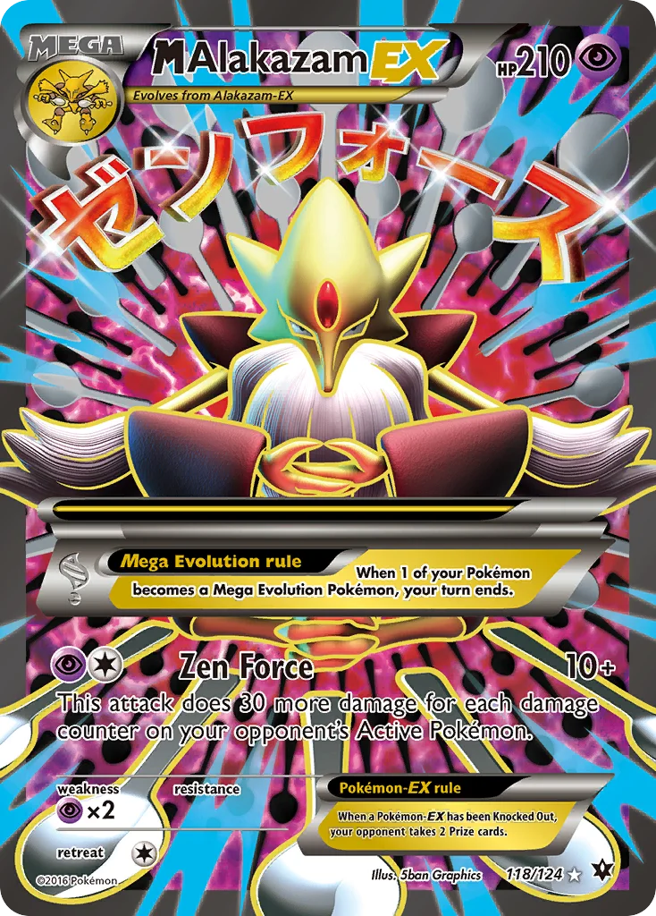 M Alakazam-EX Pokemon card