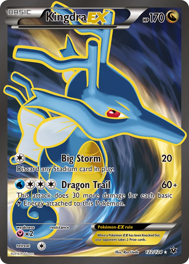Kingdra-EX Pokemon card
