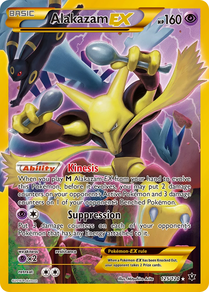 Alakazam-EX Pokemon card