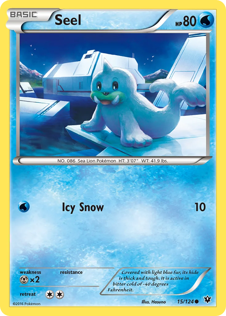 Seel Pokemon card